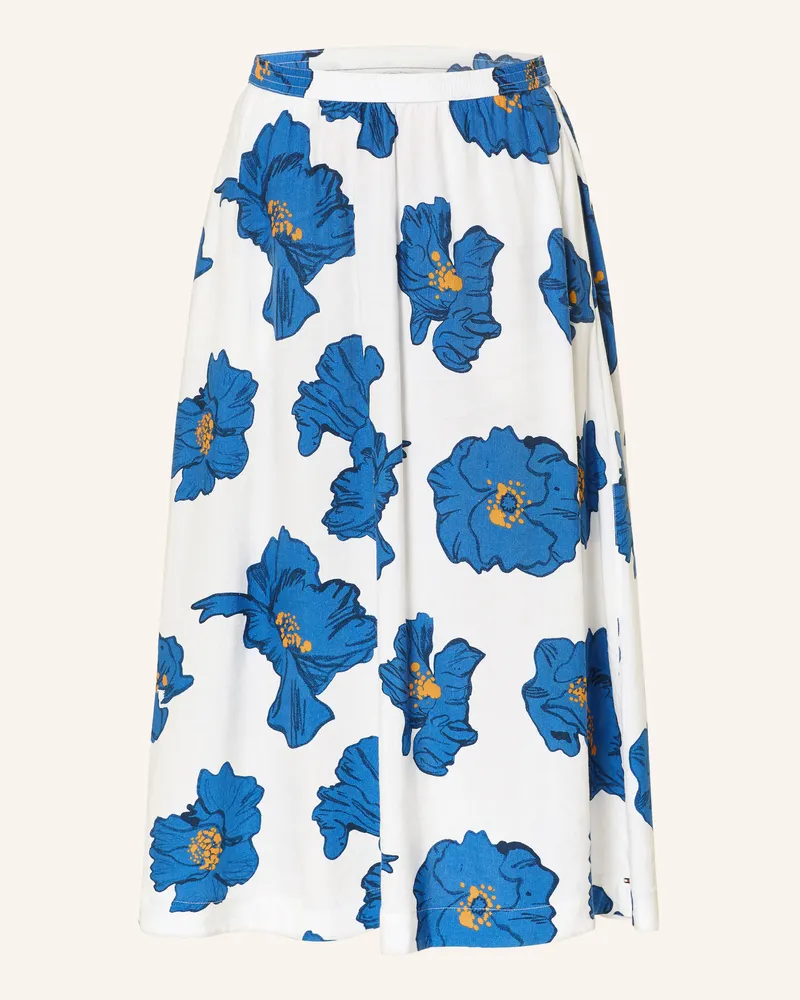 Tommy Hilfiger Rock Mit Leinen blau Weiss