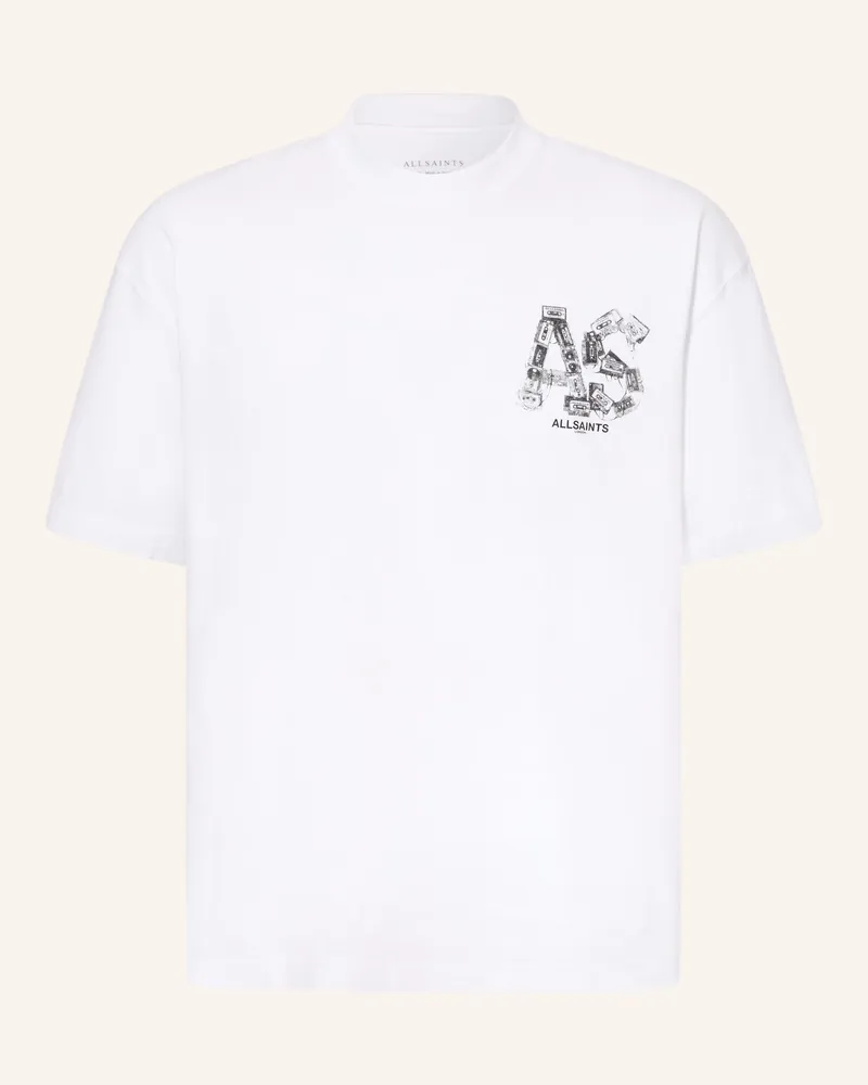 AllSaints T-Shirt weiss Weiss