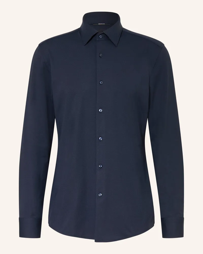 HUGO BOSS Hemd HANK Slim Fit Dunkelblau