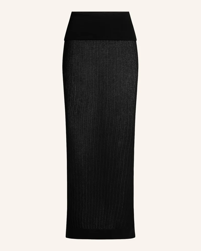 SKIMS Lounge-Rock Sheer Knit schwarz Onyx