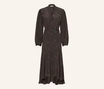 Wickelkleid braun