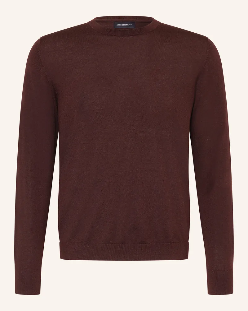 Strokesman's Pullover Dunkelbraun
