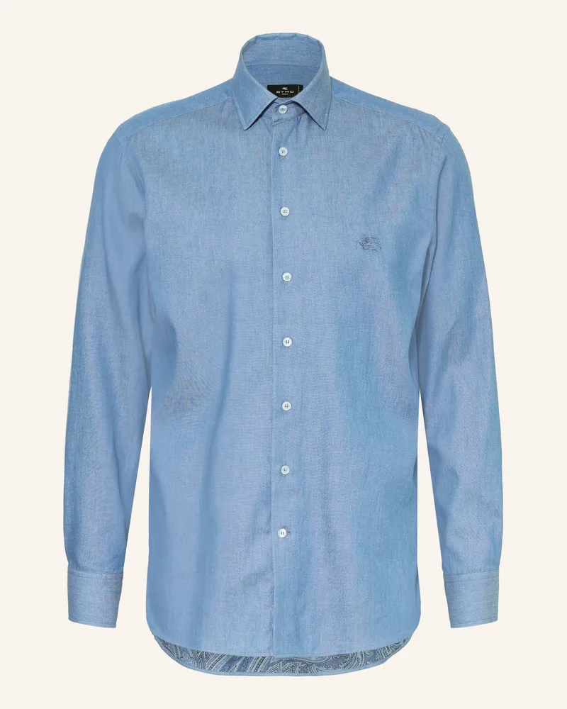 Etro Hemd Regular Fit blau Blau