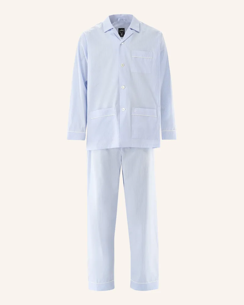 van Laack Schlafanzug Blau