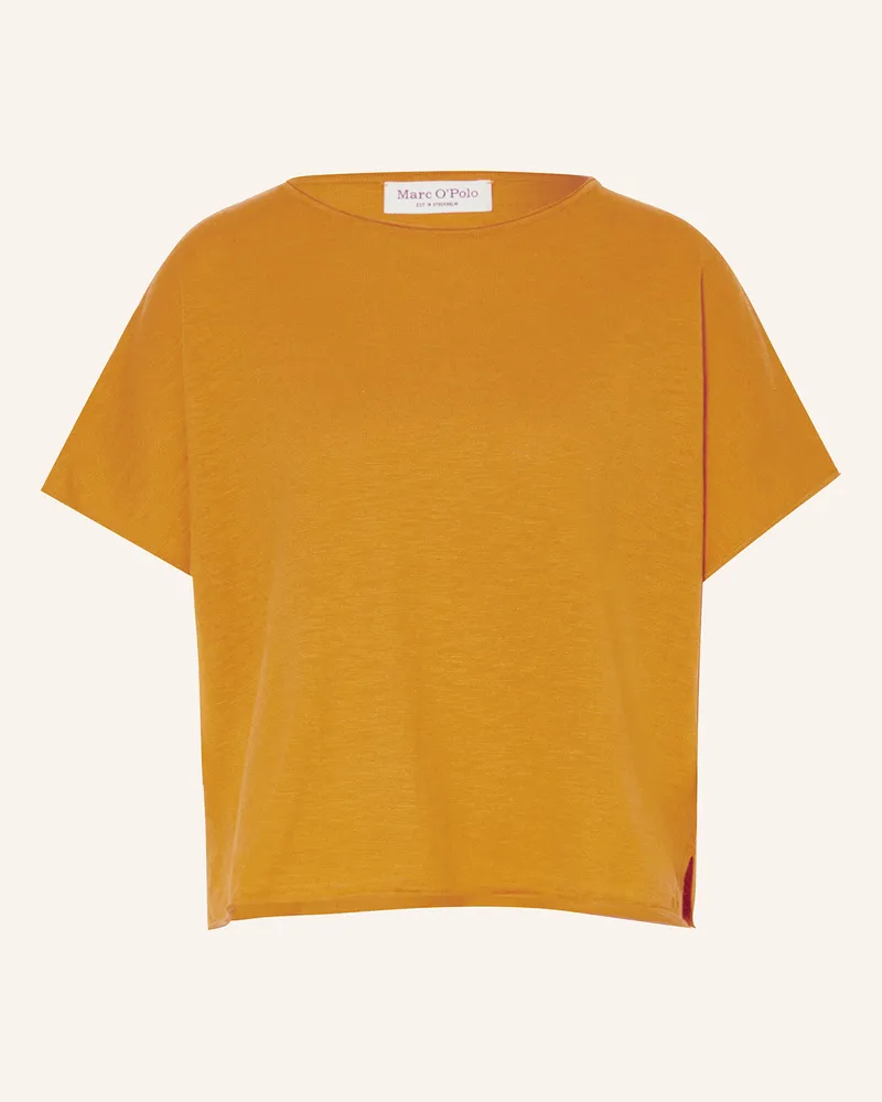 Marc O'Polo Strickshirt Dunkelgelb
