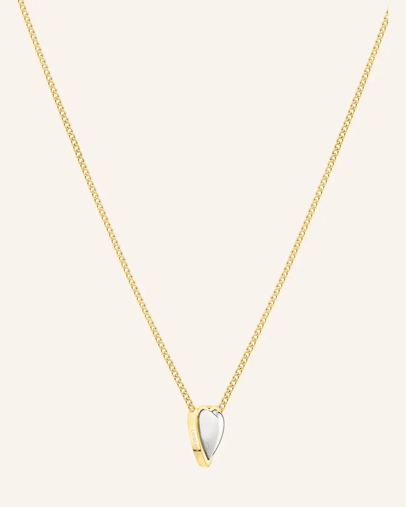 Liebeskind Halskette  Aus  Edelstahl gold Gold