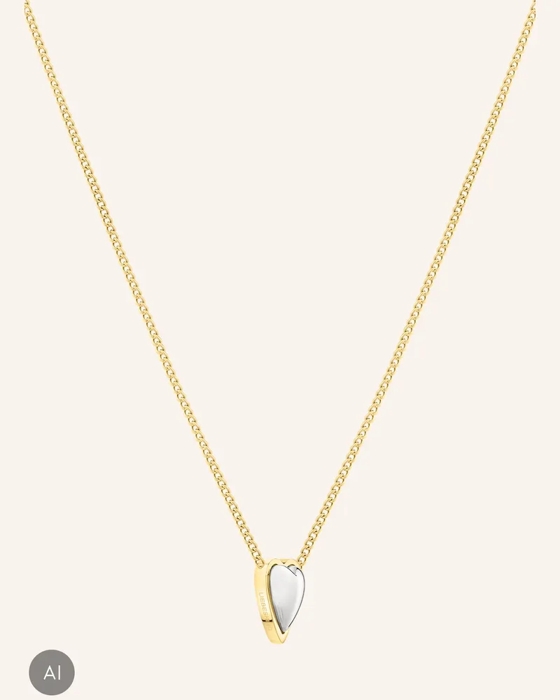 Liebeskind Halskette  Aus  Edelstahl gold Gold
