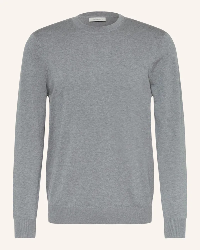 Profuomo Pullover Blaugrau