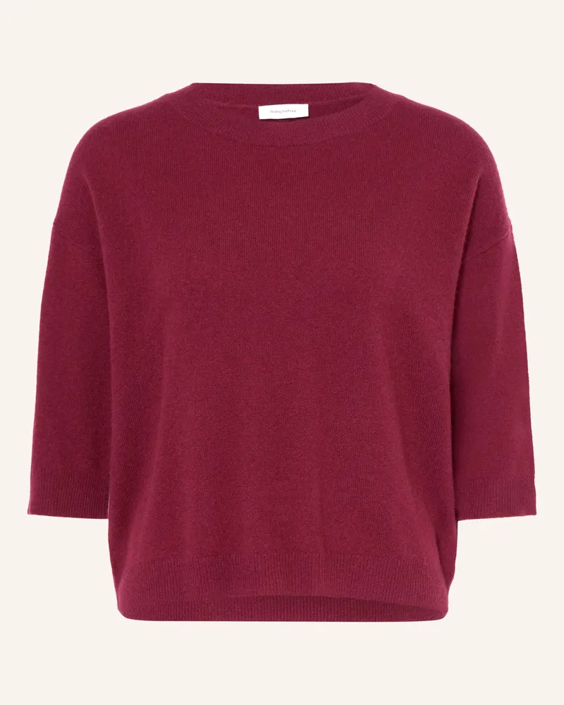 Darling Harbour Cashmere-Pullover Mit 3/4-Arm rot Bordeaux