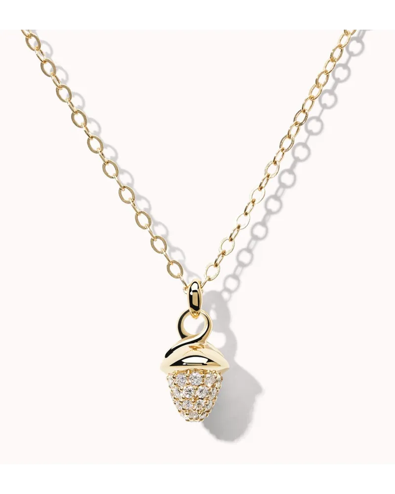 TAMARA COMOLLI Halskette NECKLACE 'MYMIKADO' WITH DIAMOND PAVÉ Gold