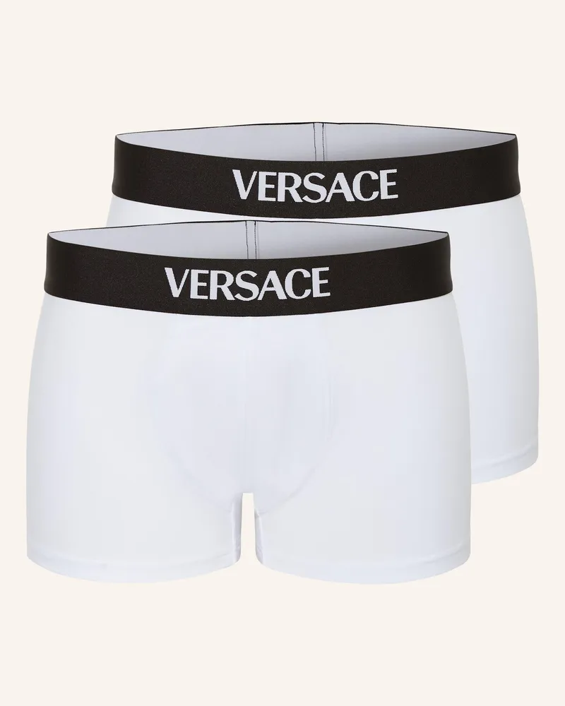 Versace 2er-Pack Boxershorts Weiss