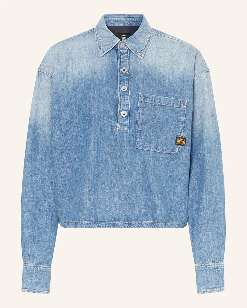 G-STAR RAW Jeansbluse Blau