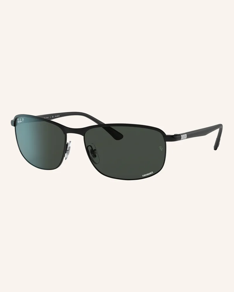 Ray Ban Sonnenbrille rb3671ch Chromance schwarz Schwarz