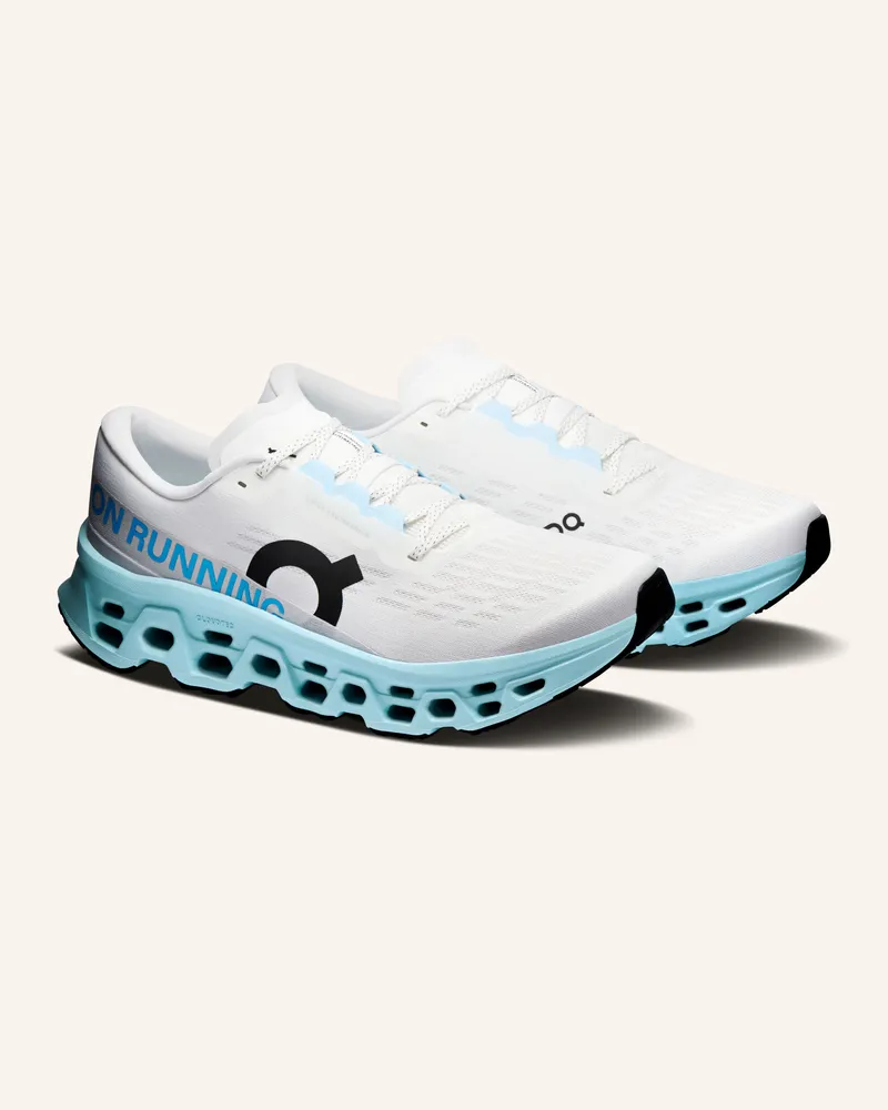 ON Laufschuhe Cloudmonster 3 beige Weiss