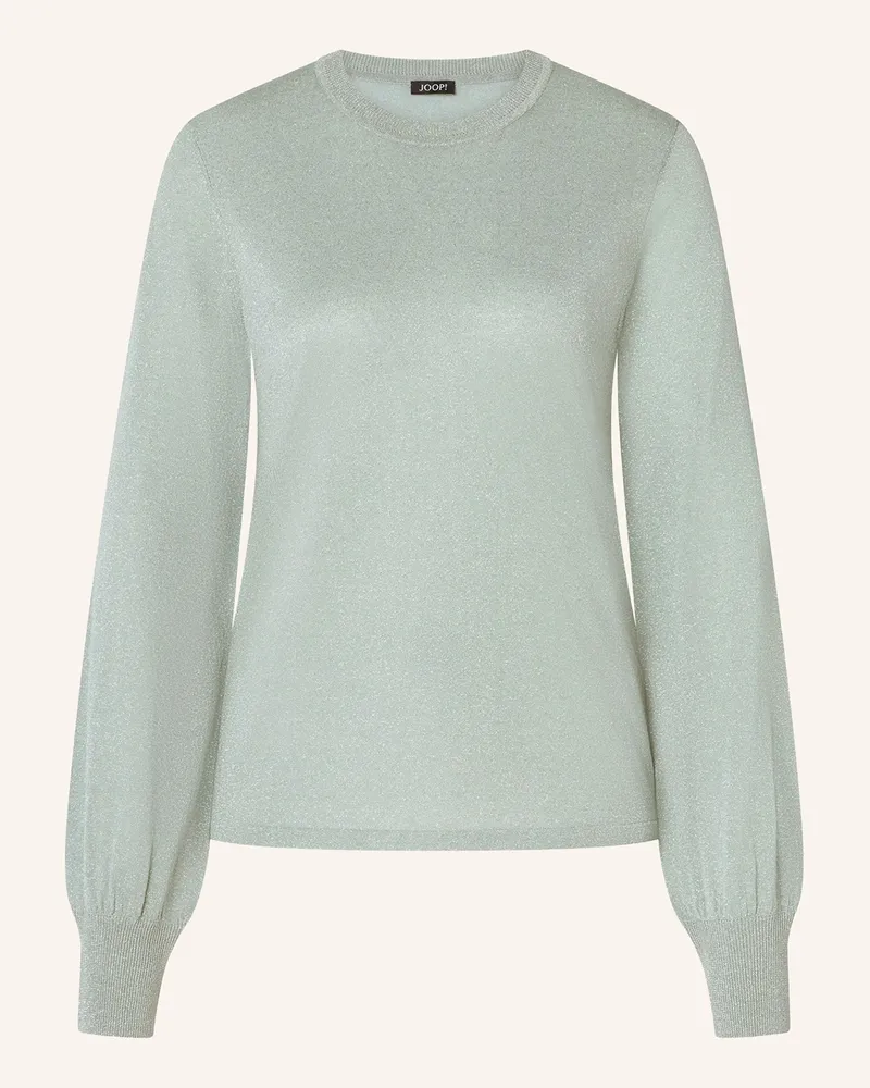JOOP! Pullover KARTA mit Glitzergarn Hellblau