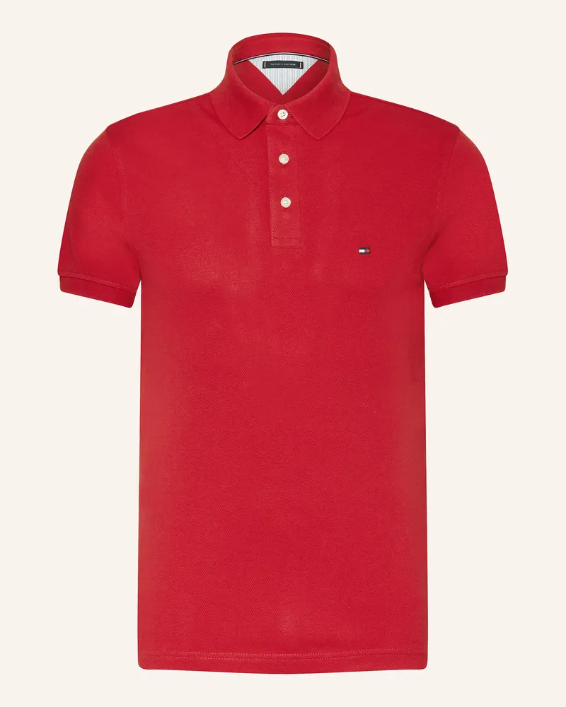 Tommy Hilfiger Piqué-Poloshirt Slim Fit rot Rot