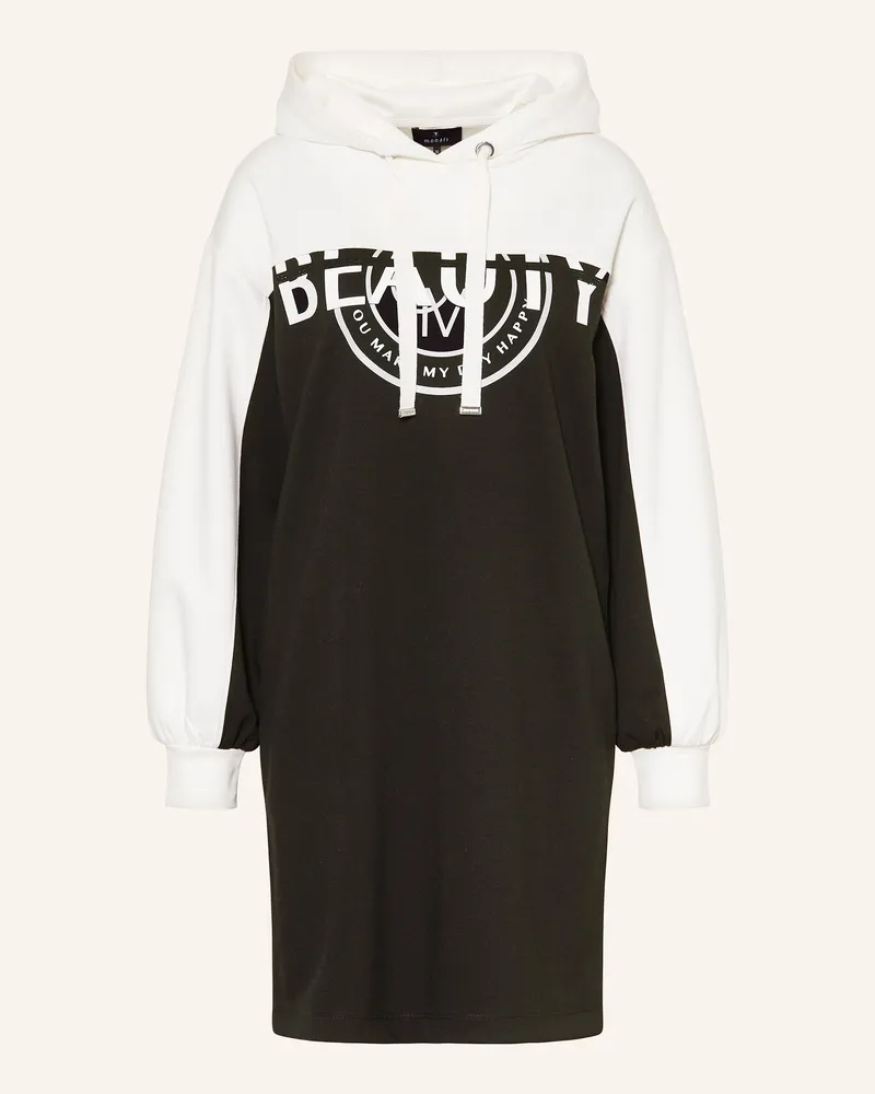 monari Sweatkleid mit Schmucksteinen Schwarz