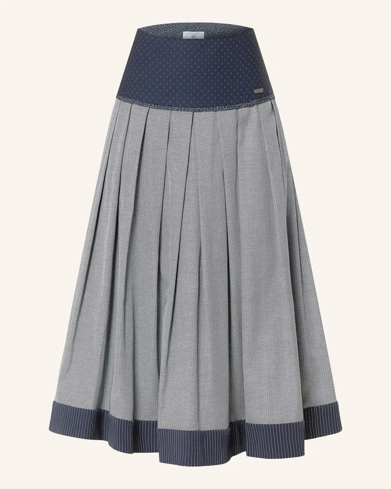 Die Rockmacherin Trachtenrock Diafseedaucha blau Dunkelblau