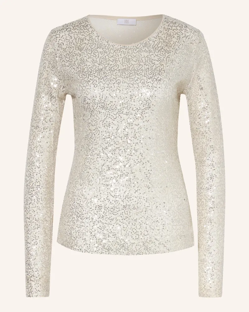 Riani Longsleeve mit Pailletten Weiss