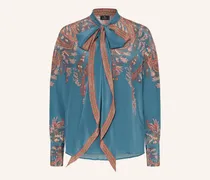 Seidenbluse mit Schluppe