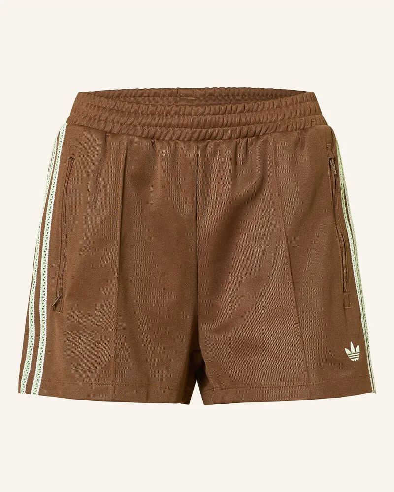 adidas Shorts Summer Glow Mit Galonstreifen braun Braun