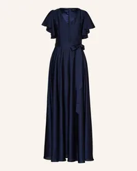 Swing Abendkleid aus Satin Blau