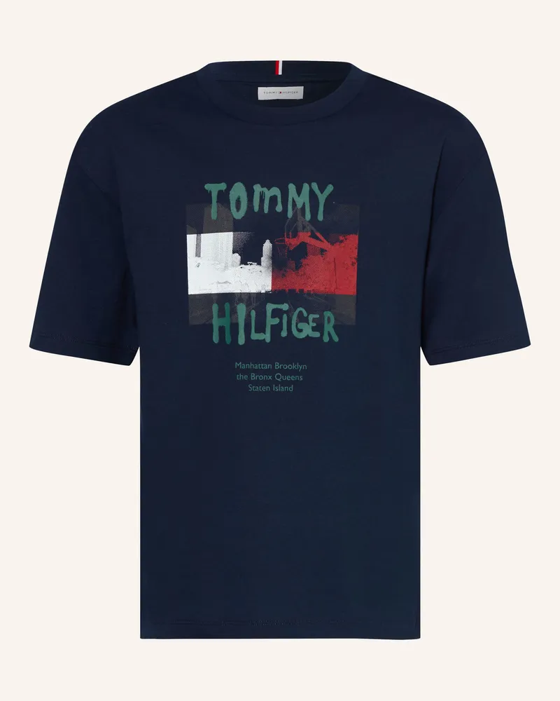 Tommy Hilfiger T-Shirt blau Dunkelblau