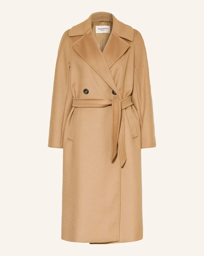 Max Mara Wollmantel Resina braun Camel