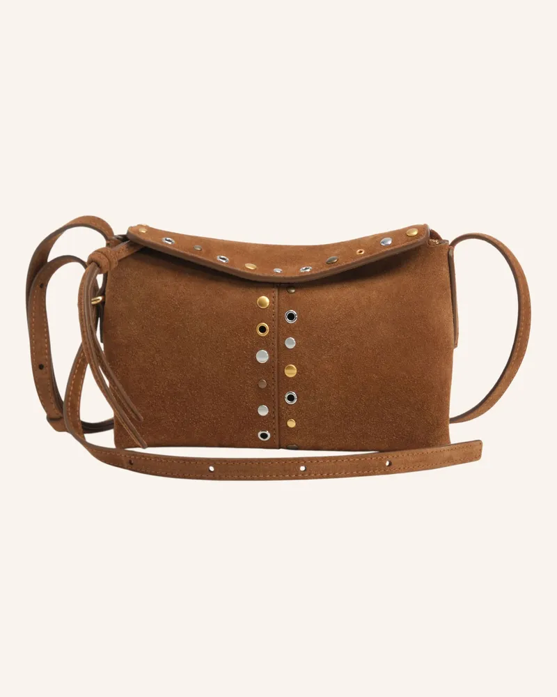 BIMBA Y LOLA Wildleder-Crossbody braun Braun