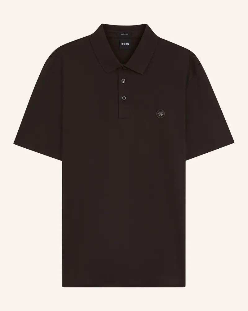HUGO BOSS Poloshirt C-Parris 01 Regular Fit braun Dunkelbraun