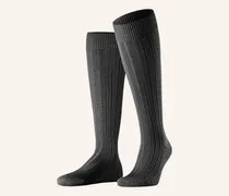 Kniestrümpfe Teppich Im Schuh Aus Merinowolle schwarz