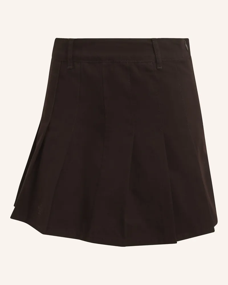 adidas Twill-Faltenrock braun Braun