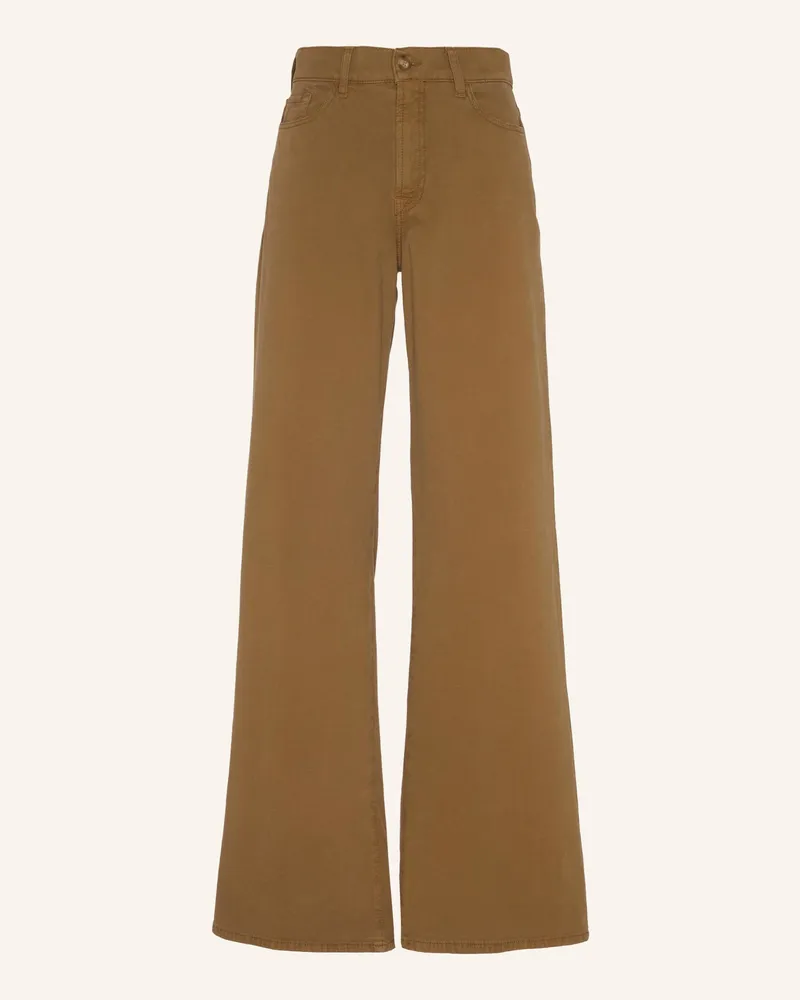 7 for all mankind Wide Leg Jeans LOTTA Beige