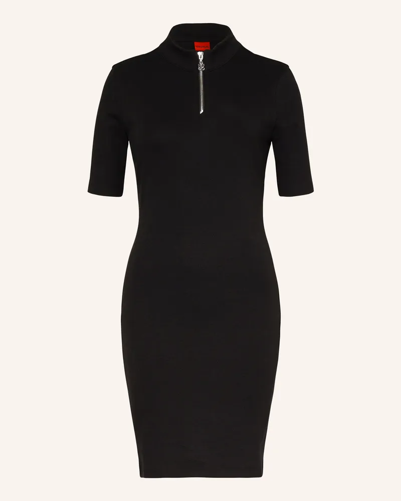 HUGO BOSS Jerseykleid NASIIA Schwarz