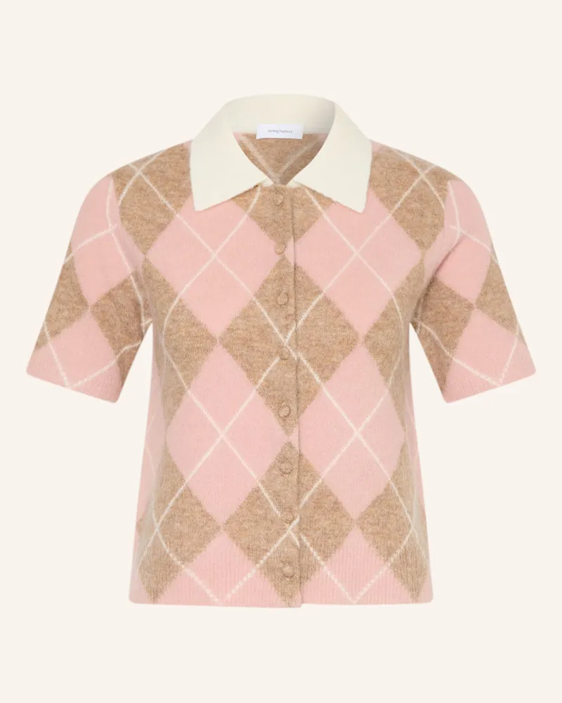 Darling Harbour Strickjacke Mit Mohair rosa Rose