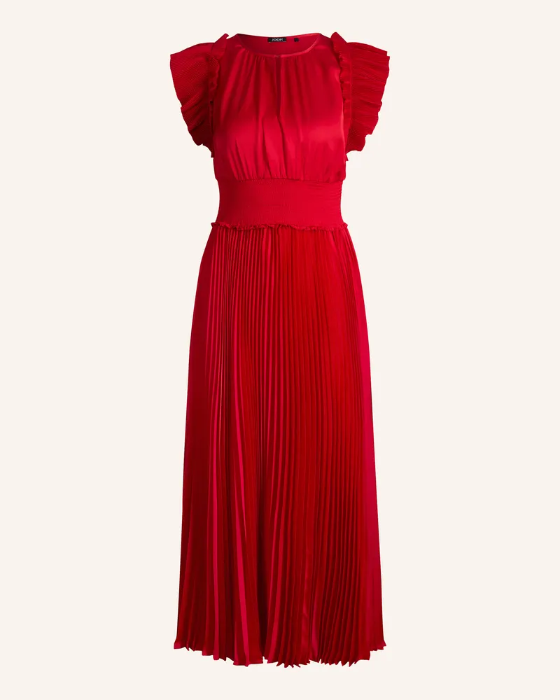 JOOP! Satinkleid Dilia Mit Plissees rot Rot
