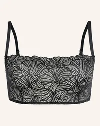 Ehrlich Textil Bustier FLUID LACE BANDEAU BRALETTE Schwarz