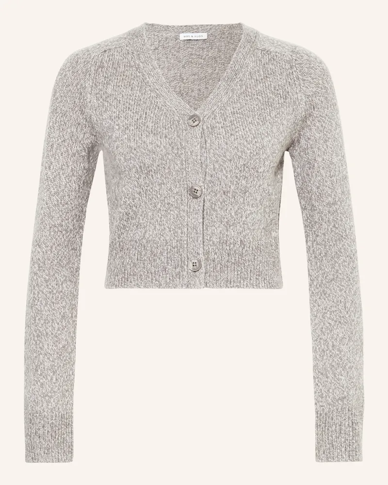 Mrs & HUGS Strickjacke grau Grau