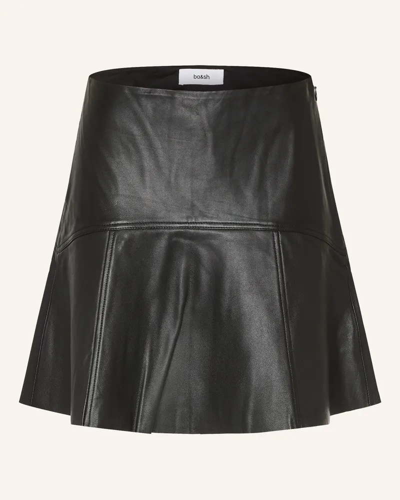 ba&sh Lederrock Seva schwarz Schwarz