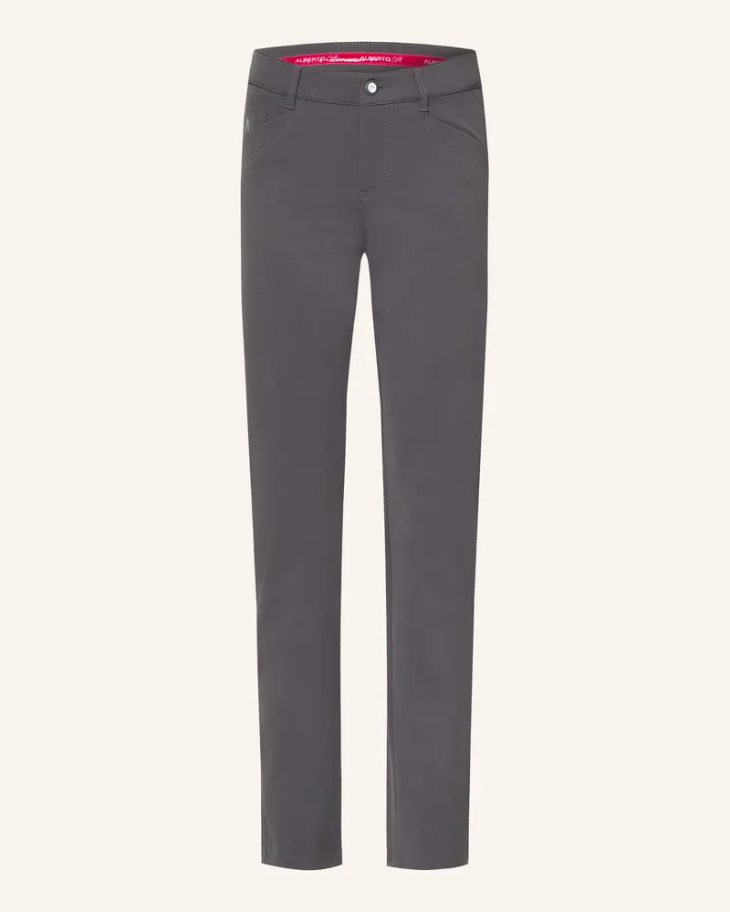 Alberto Golfhose Jana grau Dunkelgrau