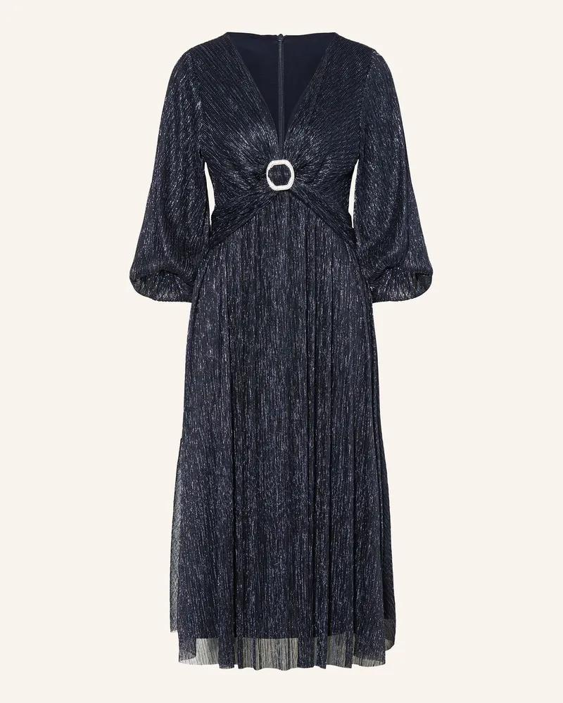 Joseph Ribkoff Cocktailkleid mit Glitzergarn und 3/4-Arm Dunkelblau