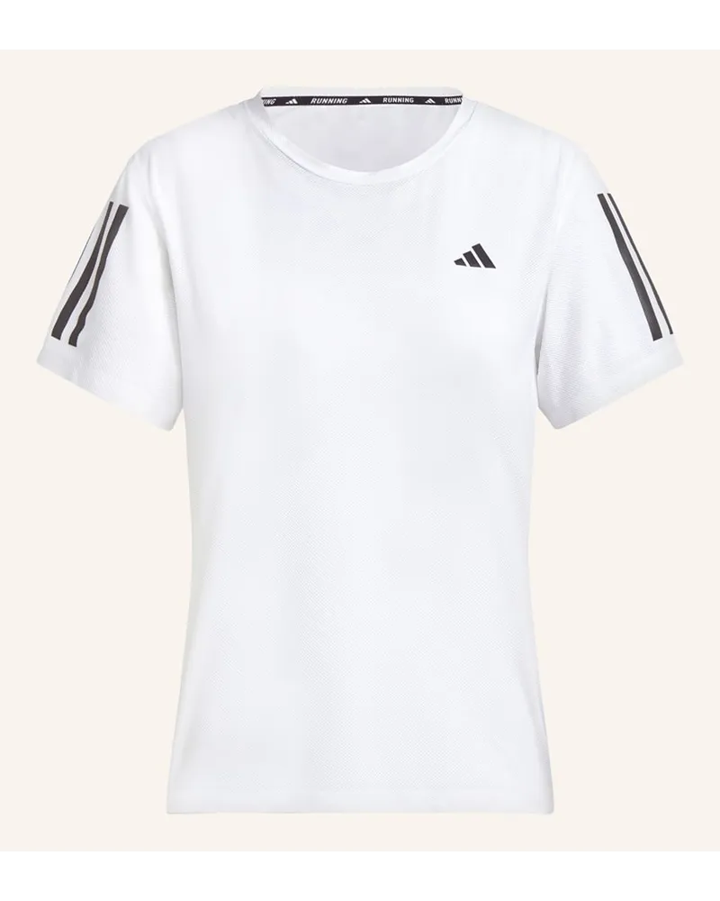 adidas Laufshirt OWN THE RUN Weiss