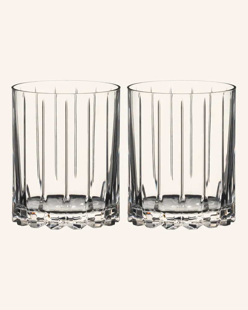Riedel 2er-Set Trinkgläser RETAIL DOUBLE ROCK Weiss