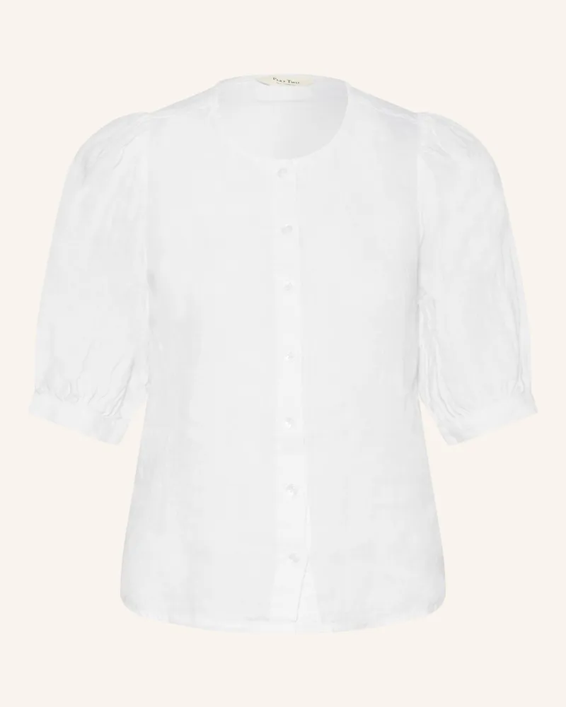 Part Two Leinenbluse AZRAPW Weiss