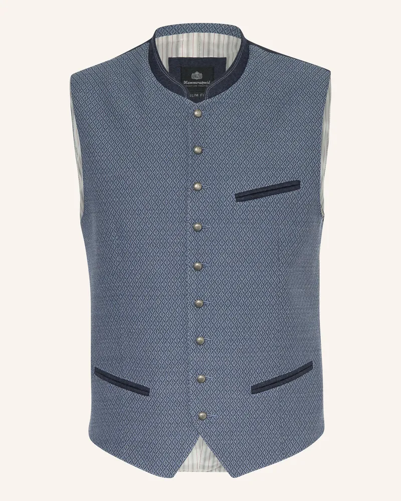 Hammerschmid Trachtenweste FRED Slim Fit Dunkelblau