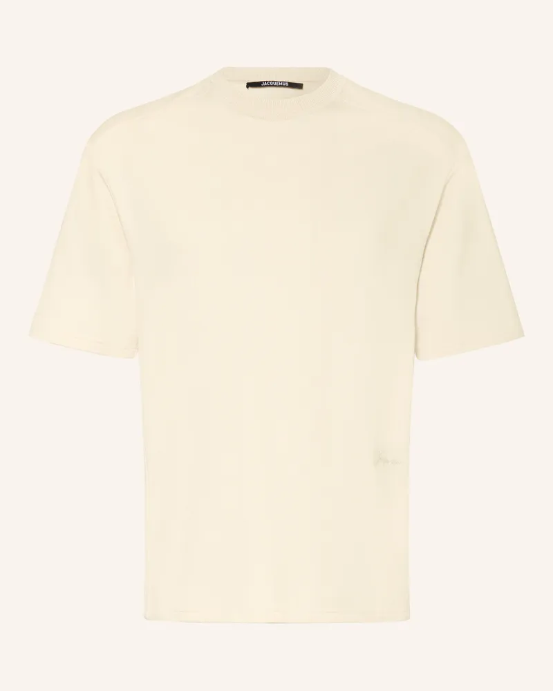 Jacquemus Sweatshirt LE TSHIRT FINO MC Beige