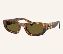 Sonnenbrille Mu b04s braun