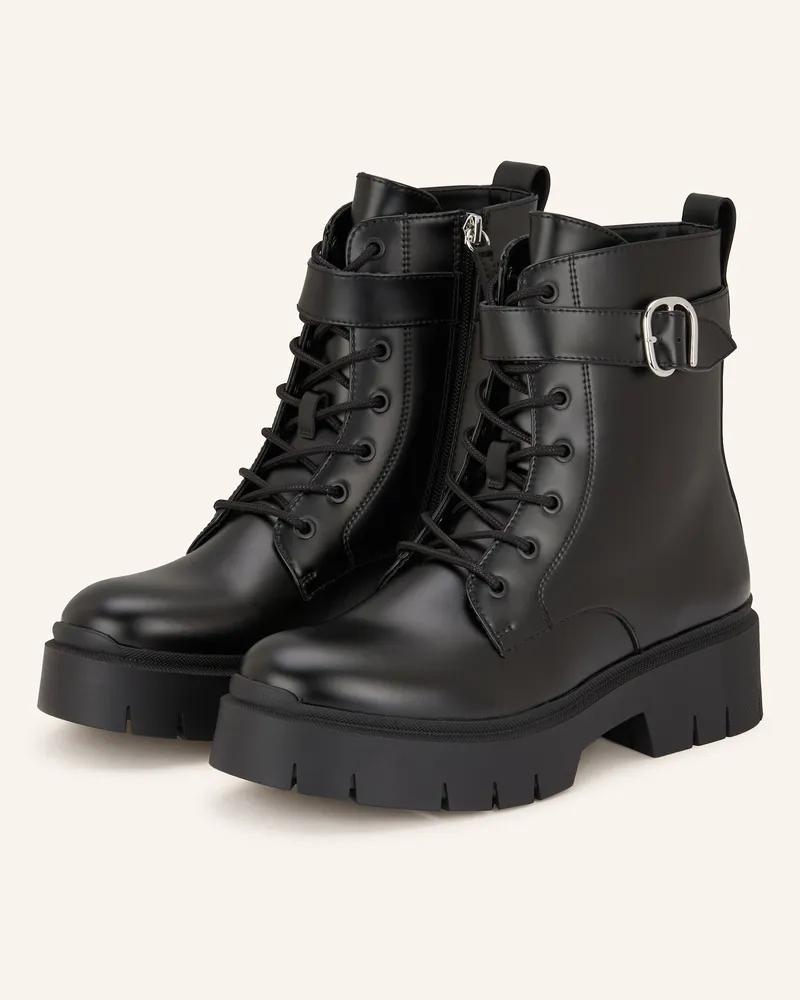 HUGO BOSS Biker Boots Kris schwarz Schwarz