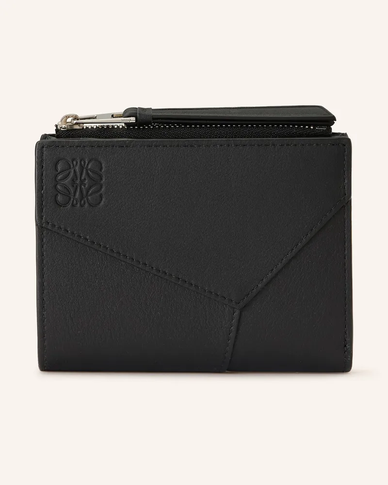 Loewe Geldbörse Puzzle schwarz Schwarz