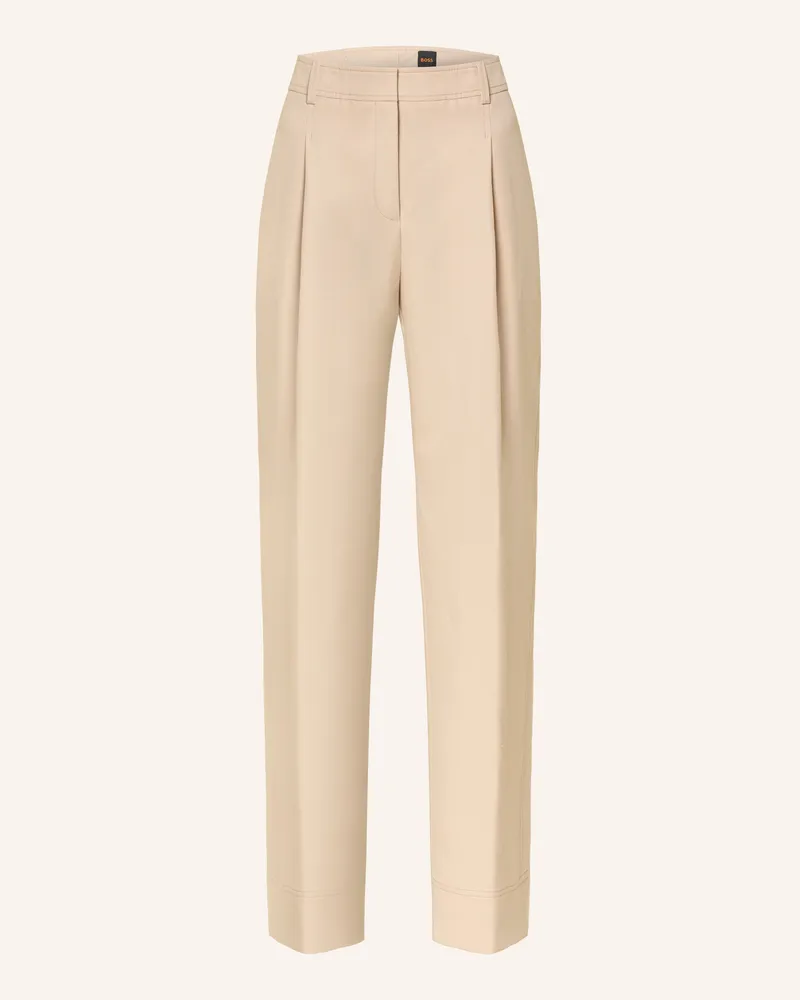 HUGO BOSS Marlenehose Tansolina beige Beige